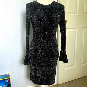 STUNNING BLACK SPARKLE MICHAEL KORS DRESS